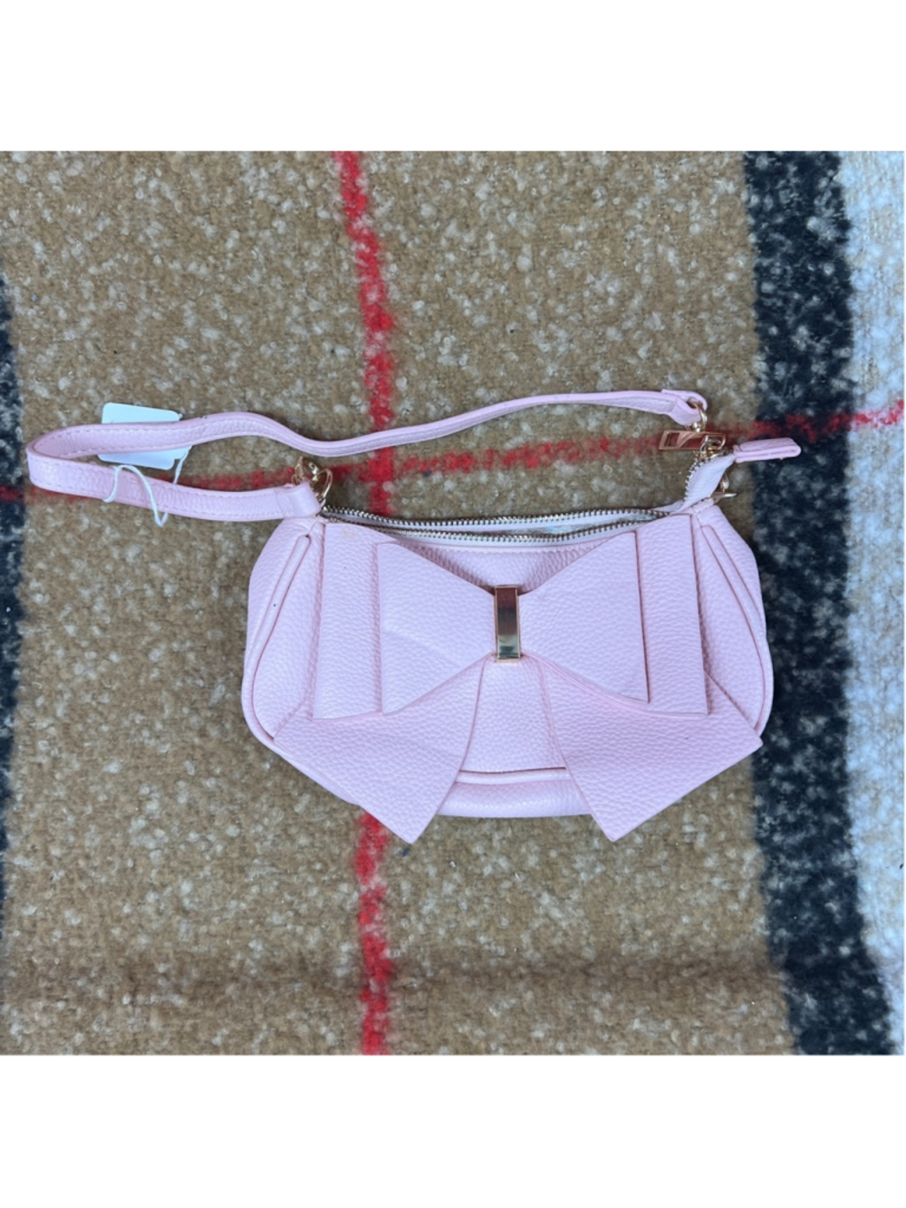 Women's Grossi Pink Bow Crossbody Bag One Size
